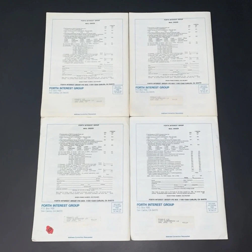 Vtg 1984 LMI IBM PC/Forth v3.1 OS Forth Dimensions Magazines, Diskettes & Manual